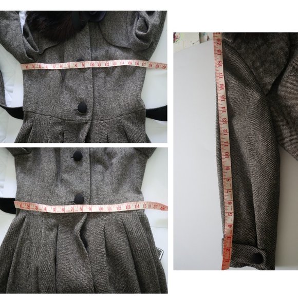 Topshop Tweed Coat - Picture 10 of 10